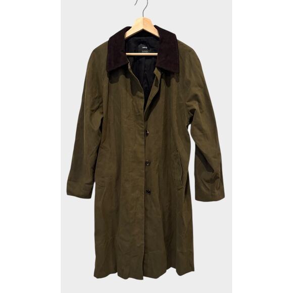 Mango Long Corduroy Collar Barn Jacket Size US/Large - Picture 10 of 16